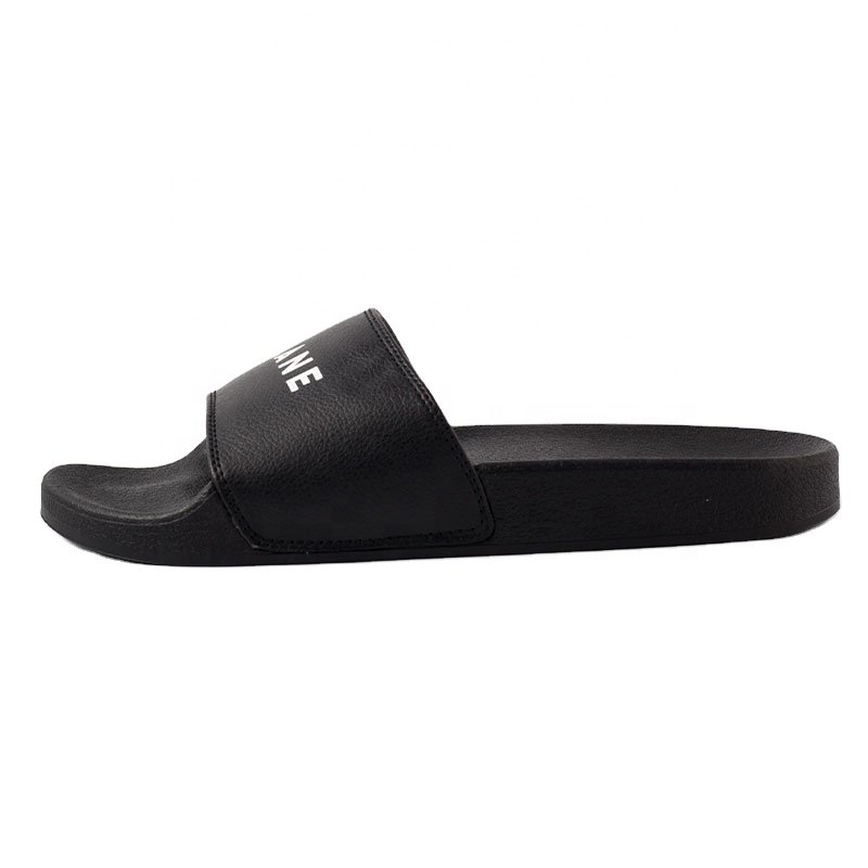 Factory Wholesale Custom Logo Size and Color PU Summer Slippers Unisex Chinese Style Mules Slide Slippers at Prices