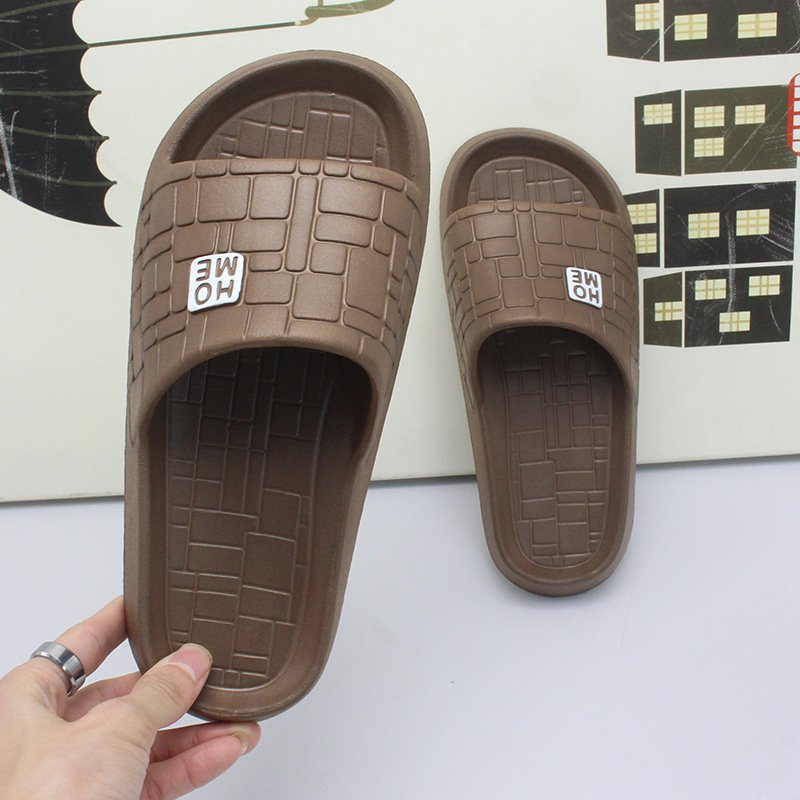 casual lightweight shower bathing non-slip house use sandals breathable quick drying women couple home slides slippers