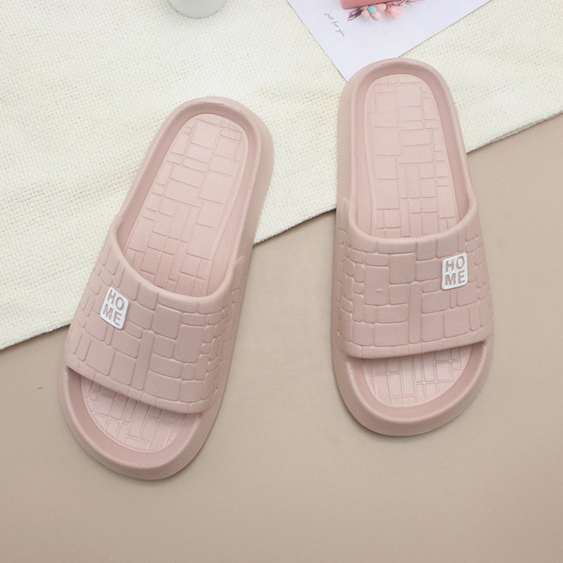 casual lightweight shower bathing non-slip house use sandals breathable quick drying women couple home slides slippers