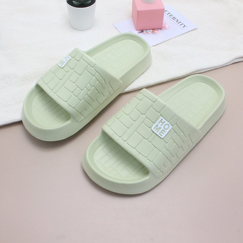 casual lightweight shower bathing non-slip house use sandals breathable quick drying women couple home slides slippers