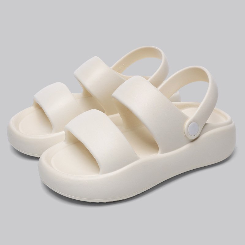 Summer Beach Custom 3D Logo Ladies Two Band New Design Slide Slippers For Women Platform Sandals Slippers Casual Footwear