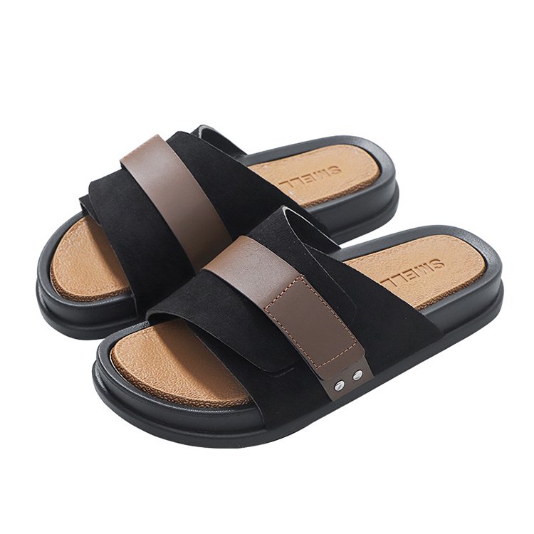 2024 Lightweight Beach Sandals Casual Classic Flat Platform Outdoor Indoor Slides Slippers for Men