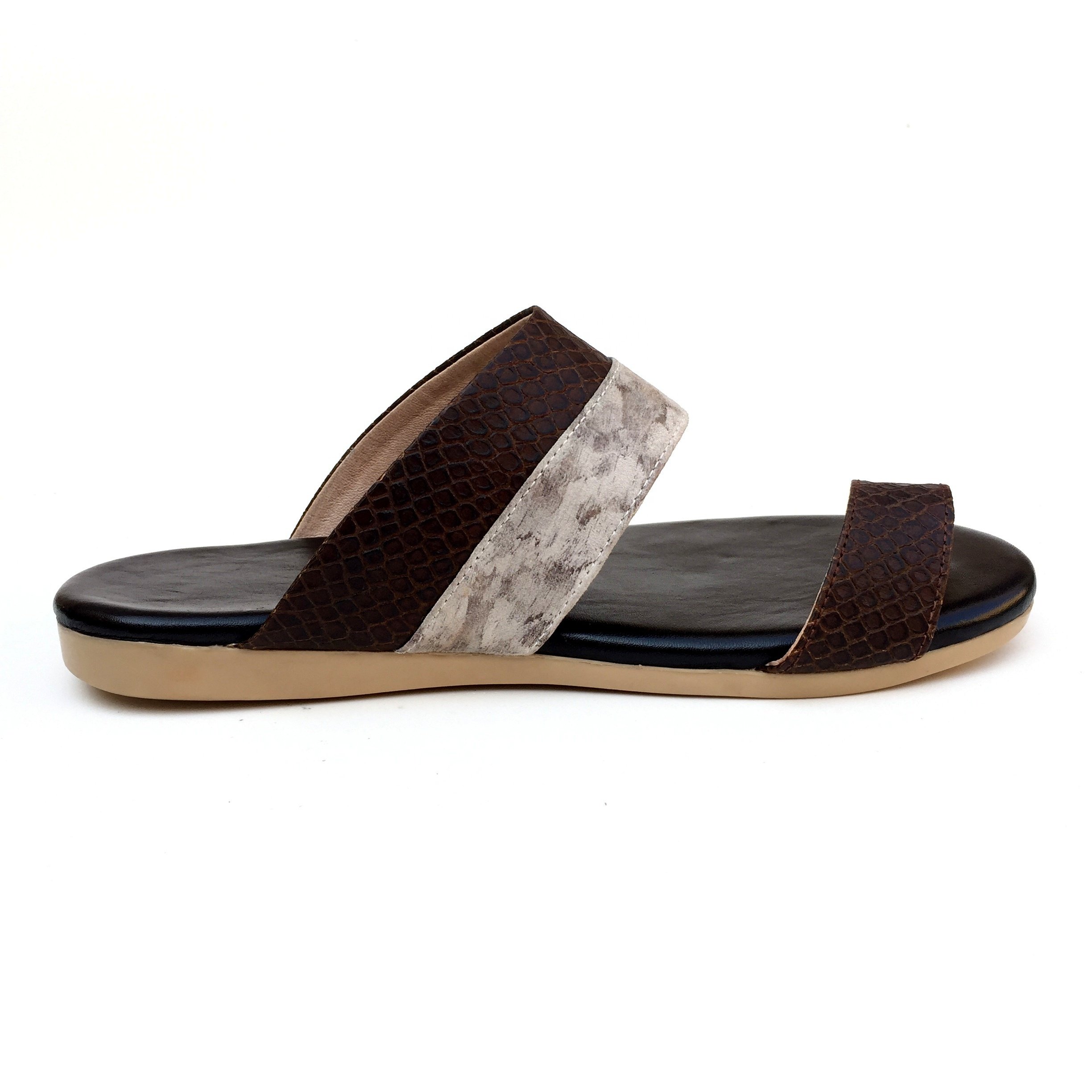 High Quality Handmade Summer Slides Genuine Leather Sandals for Men Arabian Style Footwear Quality Arabic Slippers