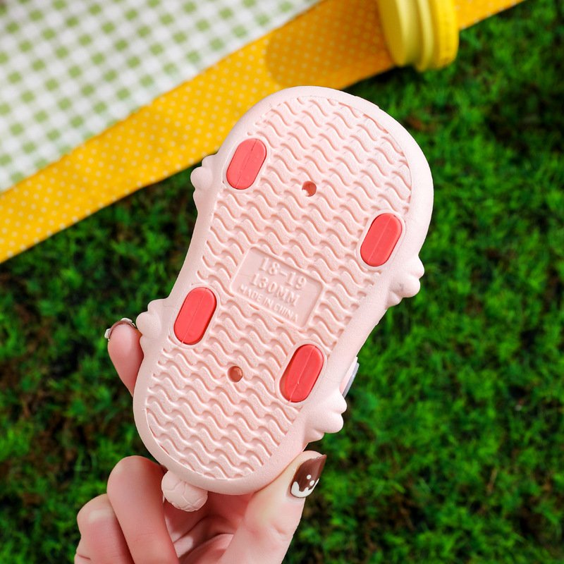 cheap Soft shoes children girl boys sandals comfortable vegetable design beautiful kids baby shoes unsex kids slip on sandals