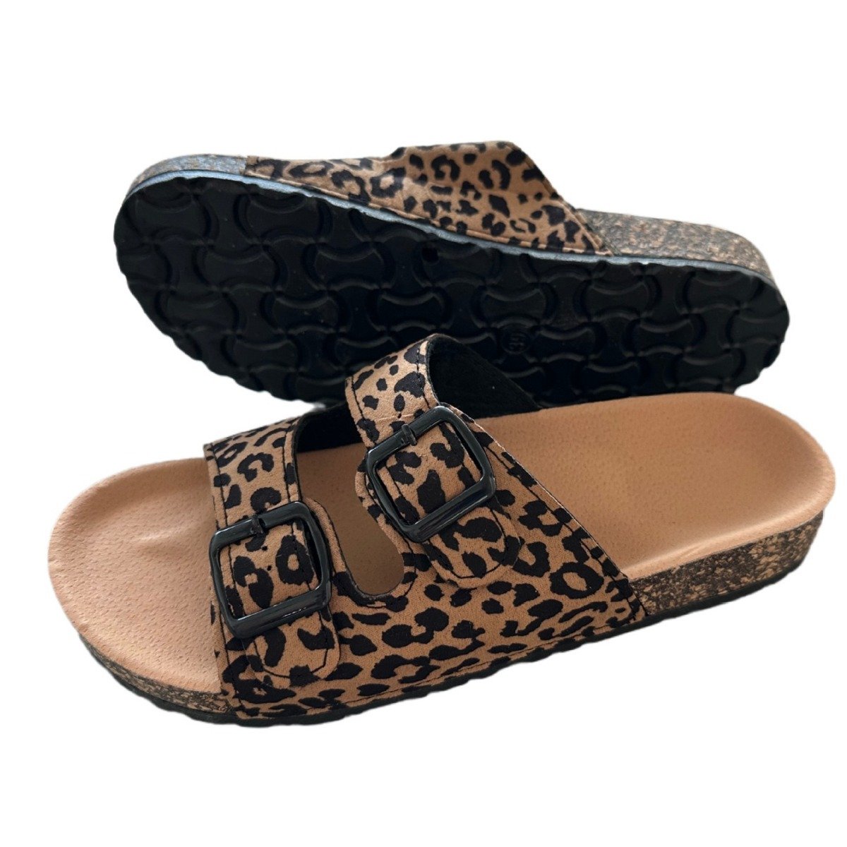 Wholesale Fashion Luxury Women's Slides Slippers Sandals;Breathable Soft Comfortable CorK Sole Slippers Sandals for Women