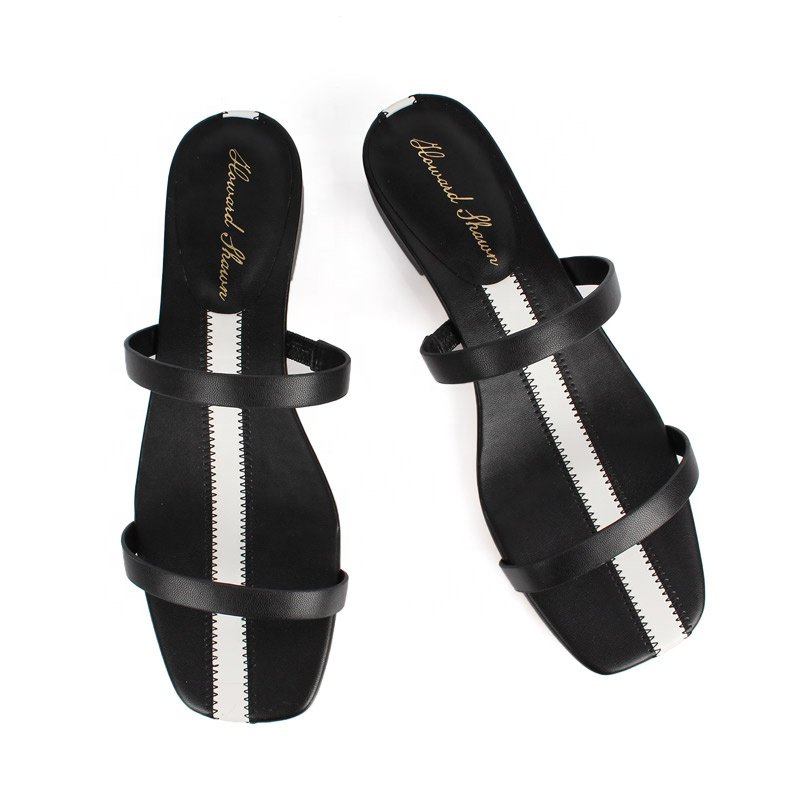 Latest Fashion Women's Summer Flat Sandals Comfortable Casual Strap Slippers with Breathable Feature Insole Material Rubber EVA