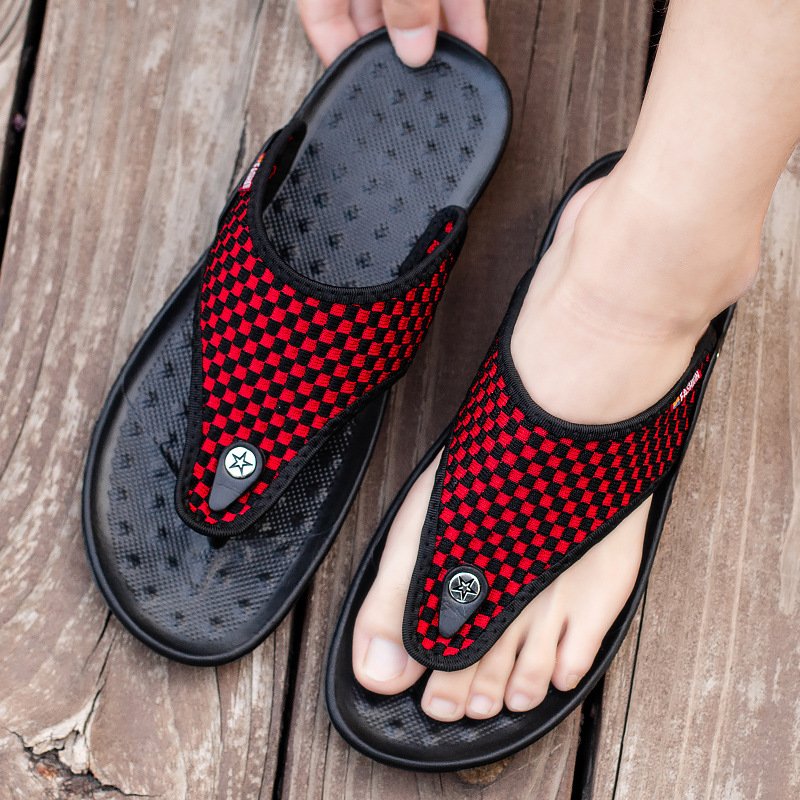 Wholesale stock mesh breathable man shoes sport cheap sneakers for men summer custom sandals