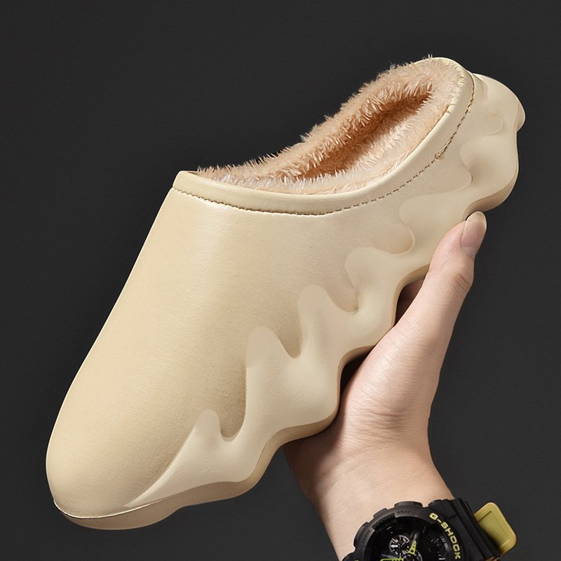 New Fashion Winter Warm Custom Printed Logo Mens Womens Fur Slippers Sandal Furry Flame Shoes With Fur Custom