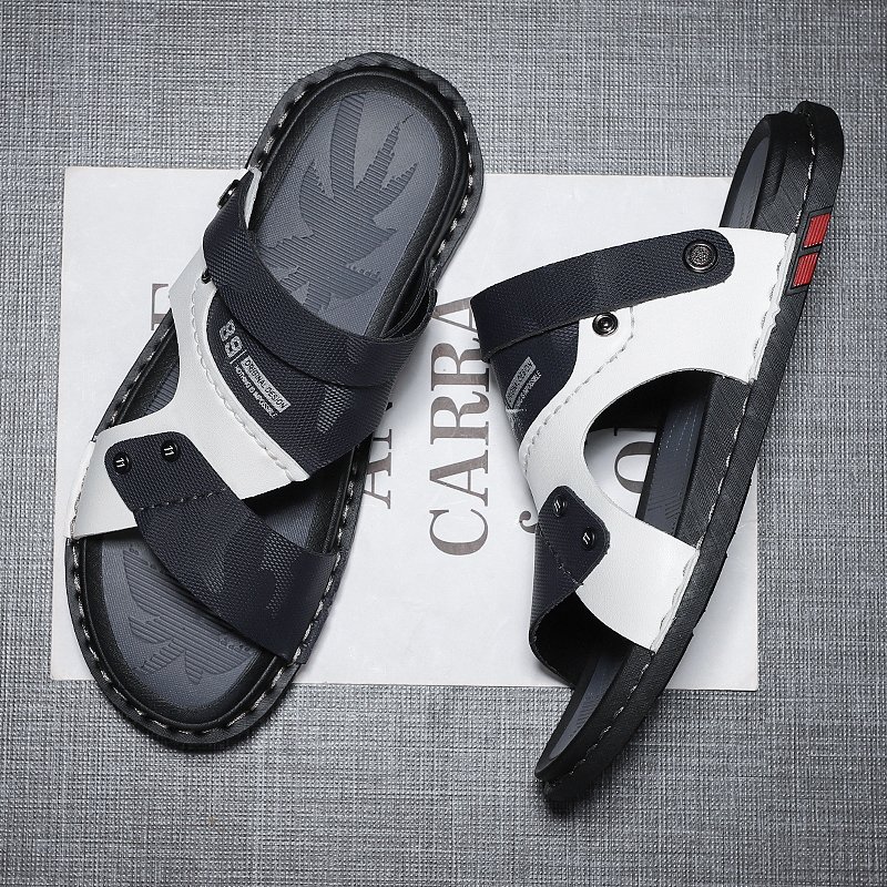 Wholesale price anti slip high quality men slipper breathable anti odor fashion style sandal 2024 latest beach men sandal