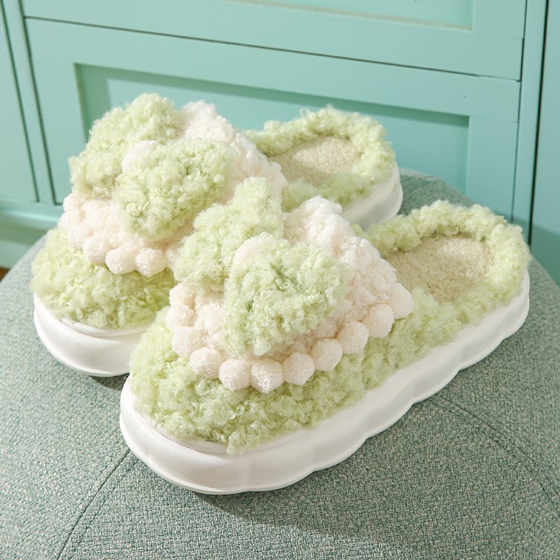2024 New Fashion Fur Women Shoes Warm Cozy Fluffy Slides Slippers Comfort Soft Home Slippers for Women