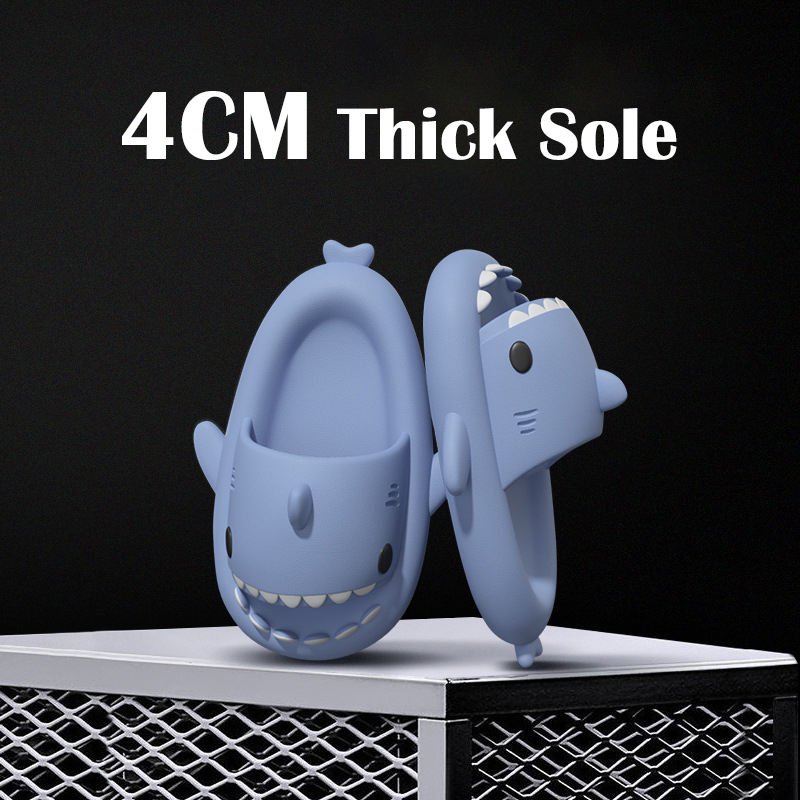 Summer Cute Cartoon Ladies Beach Slides Slippers Unisex Hello Cloudy cute EVA Slipper Shark Slides Slippers