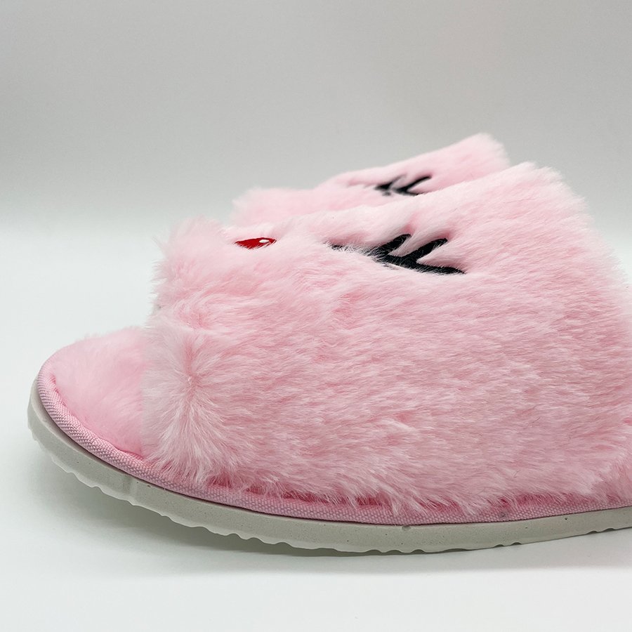 Hot Seller Elk Deer Plush Shoes Slippers Super Soft Christmas Winter Indoor Soft Non-slip Slippers For Adults