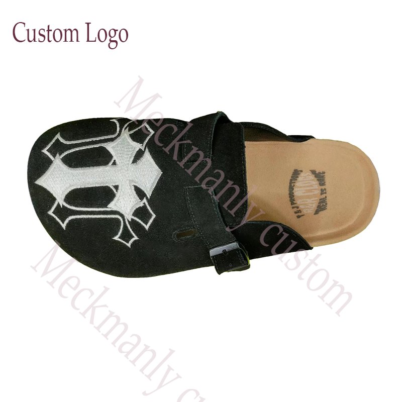 2024 Unisex Kayden Mule Backless Flats EVA Upper Slippers Sandals Cork Outsole Platform Soft Comfortable suede Shoes Men Women
