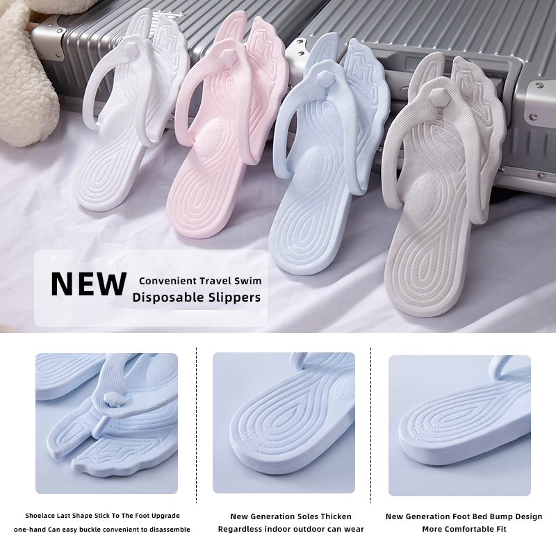 Summer Beach Flip-flops Eva Custom Slippers Portable Easy Take Travel slides slipper summer beach casual flip-flops outdoor
