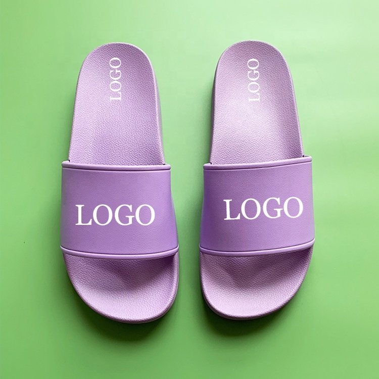 Great Cheap Wholesale High Quality Custom Pvc Slides Slippers,Custom Open Toe Soft Sole with Your Own Logo Slides Shoes
