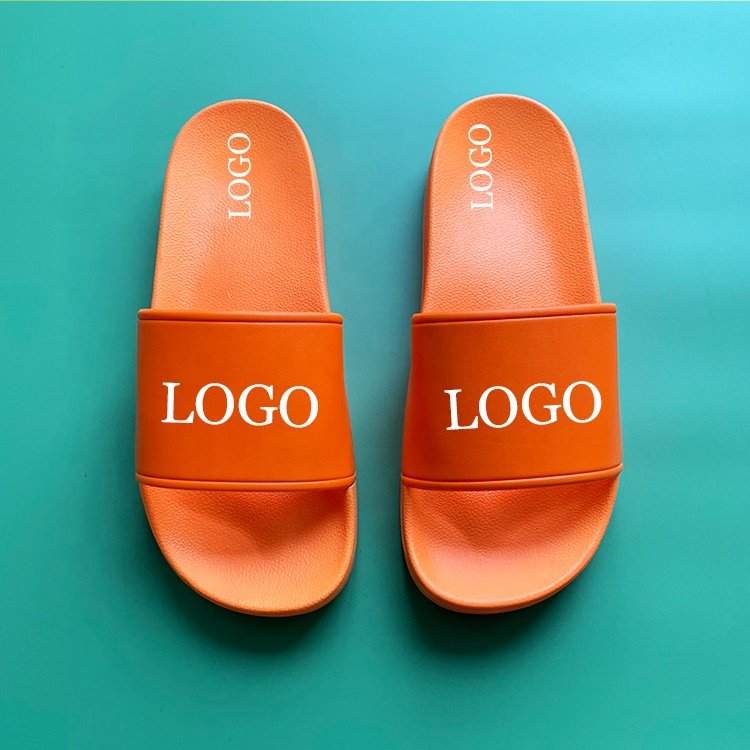 Great Cheap Wholesale High Quality Custom Pvc Slides Slippers,Custom Open Toe Soft Sole with Your Own Logo Slides Shoes