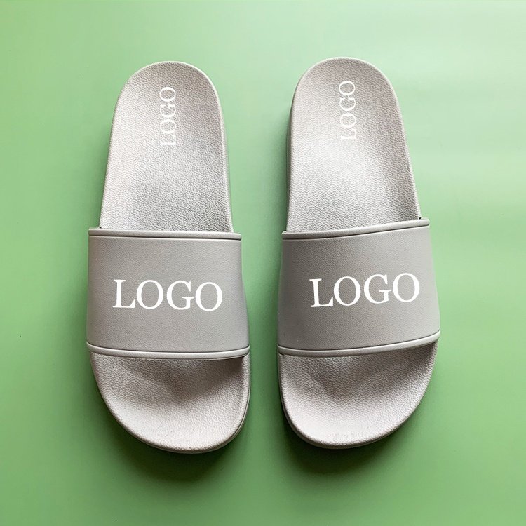 Great Cheap Wholesale High Quality Custom Pvc Slides Slippers,Custom Open Toe Soft Sole with Your Own Logo Slides Shoes