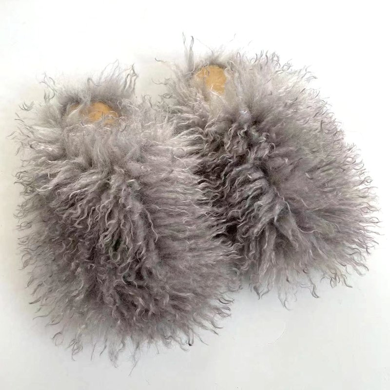 Ladies fashion Fur Slides Slippers Fluffy House Indoor Home women's designer furry Slippers Plush Slipper