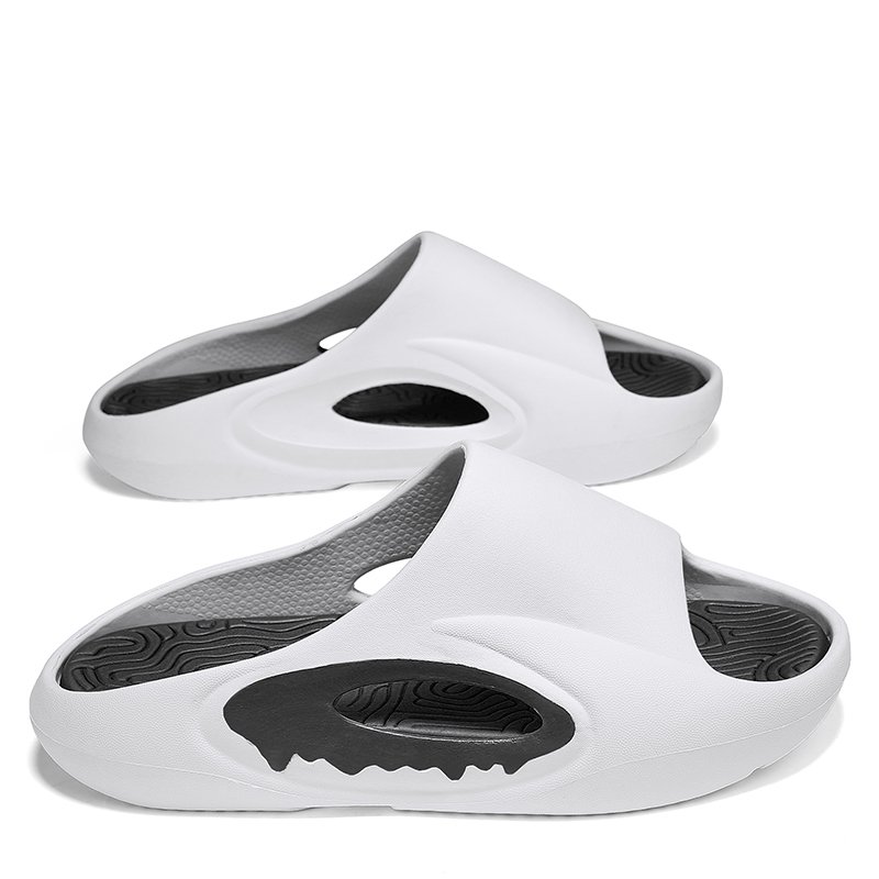 Oem Logo Unisex Sandals Slipper Shoes Flip Flops Outdoor Beach Slides Slippers Sandals White Slippers For Man