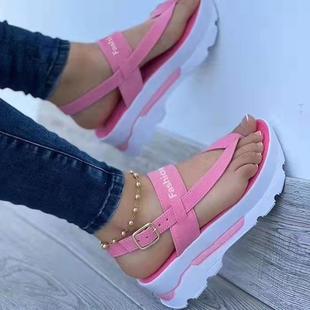 New Arrivals Fashion Female Summer Outdoor Women Slides Slippers Flat Platform Sandals For Women And Ladies