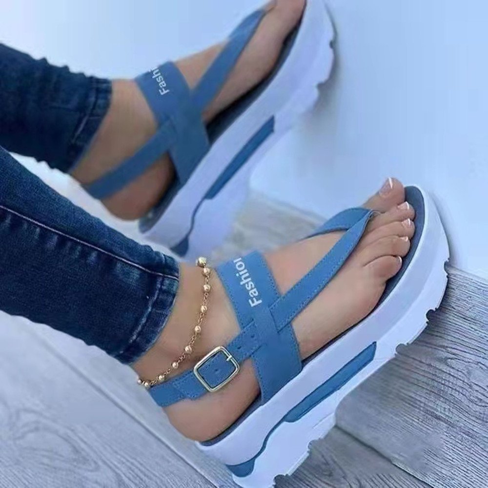 New Arrivals Fashion Female Summer Outdoor Women Slides Slippers Flat Platform Sandals For Women And Ladies