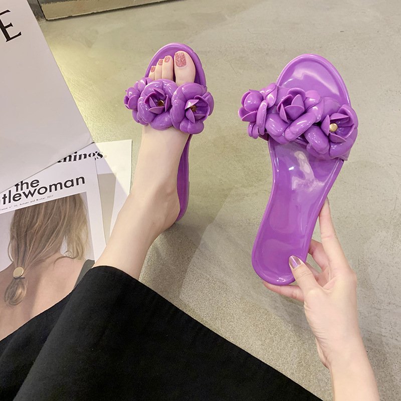 Summer Women Fashion slide New Stylish Jelly Beach Sandals for Women and Ladies Fashion Slide Slipper Ladies Shoes