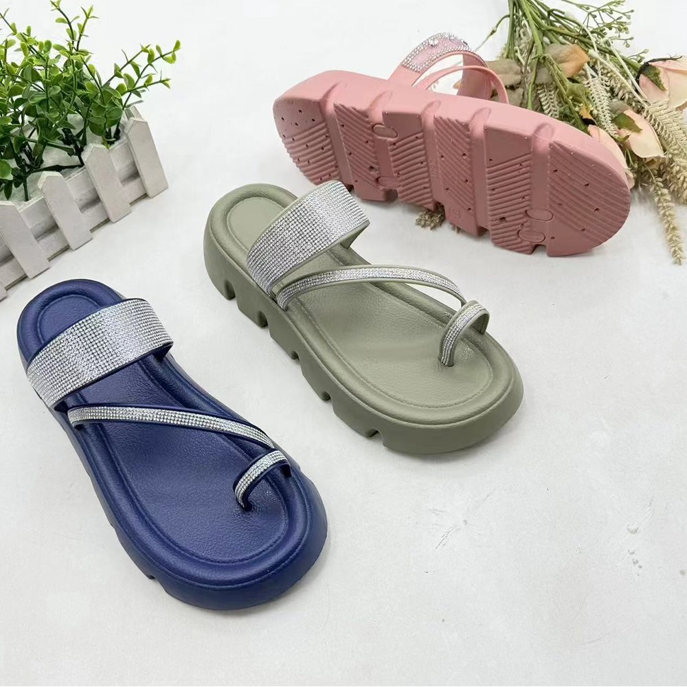2024 new model fashion ladies chappal slide slipper sandals for women and girls