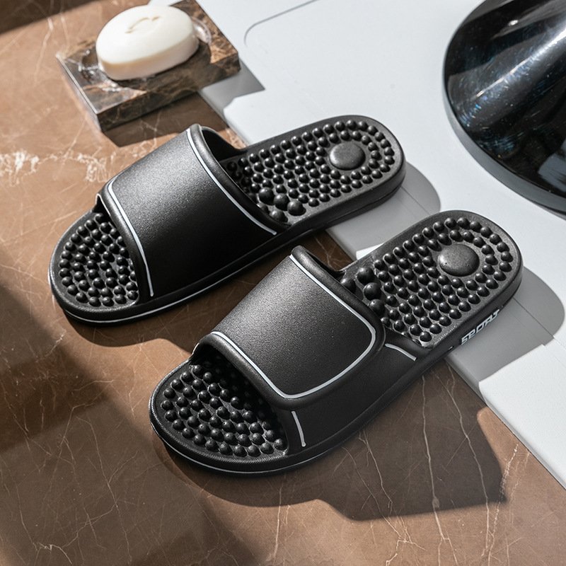 Factory Wholesale Price EVA Anti-Slip Breathable Comfortable Massage Slides Slippers for Bathroom Shower Spa Gym