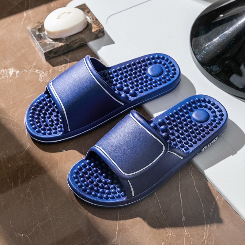 Factory Wholesale Price EVA Anti-Slip Breathable Comfortable Massage Slides Slippers for Bathroom Shower Spa Gym