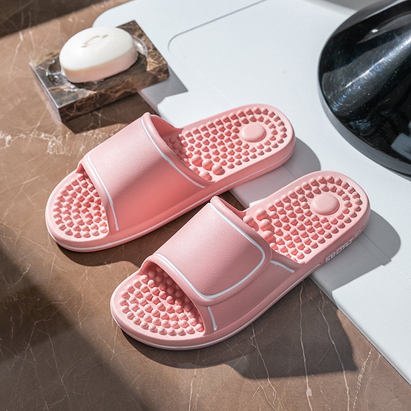 Factory Wholesale Price EVA Anti-Slip Breathable Comfortable Massage Slides Slippers for Bathroom Shower Spa Gym