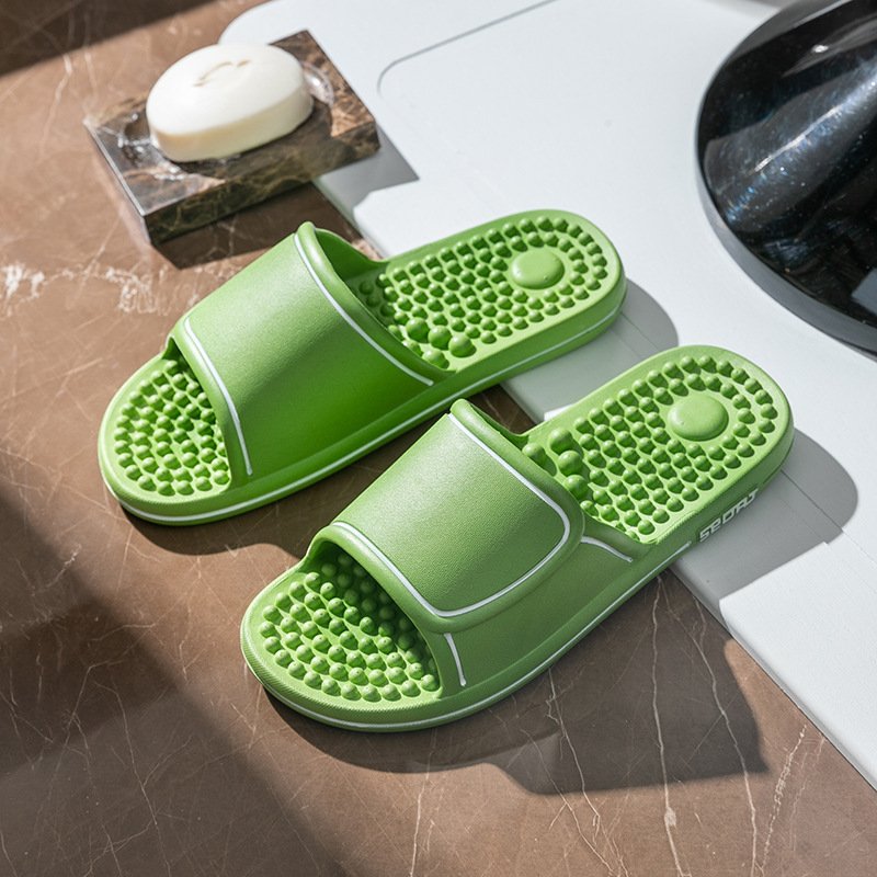 Factory Wholesale Price EVA Anti-Slip Breathable Comfortable Massage Slides Slippers for Bathroom Shower Spa Gym