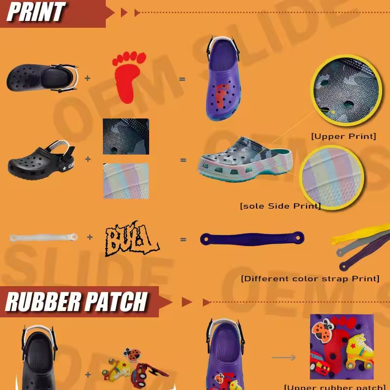 Embossed Design Slippers Custom Mens Garden Clogs Packaging Bags Shoes High Quality Beach Classic Wholesale Slide Sandals
