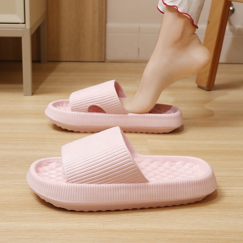 2024 Indoor Hotel Slippers Flip Flops EVA Slippers Leisure Slides Sandals Thick Sole Anti Slip Outdoor Beach Shoes Casual Clogs