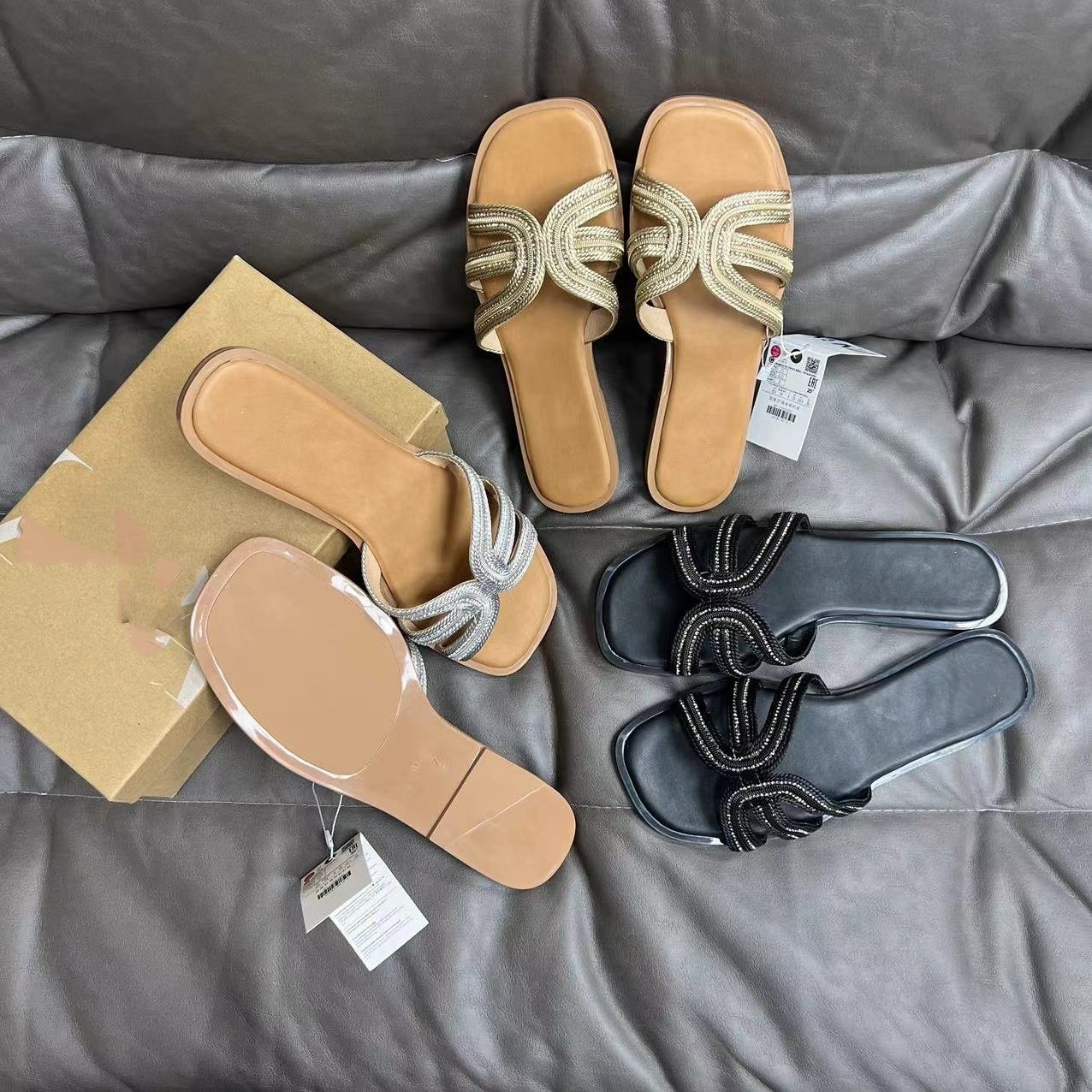 Hot Style High-end Casual Soft Slippers For Lady