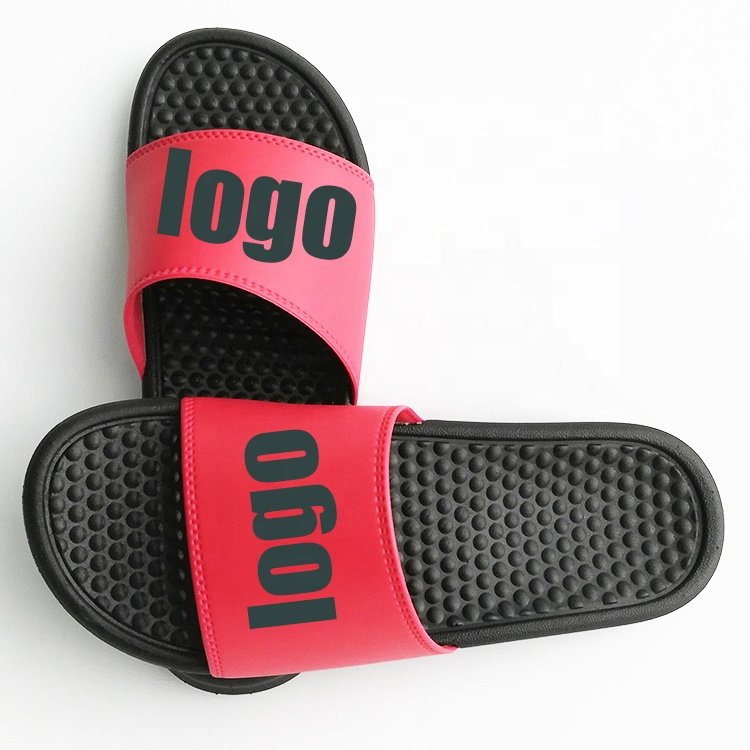 Custom Newest Slides Slippers With Logo High Quality Massage sole Hot Sale Slide Sandals Fast Shipping women Flip Flop Summer