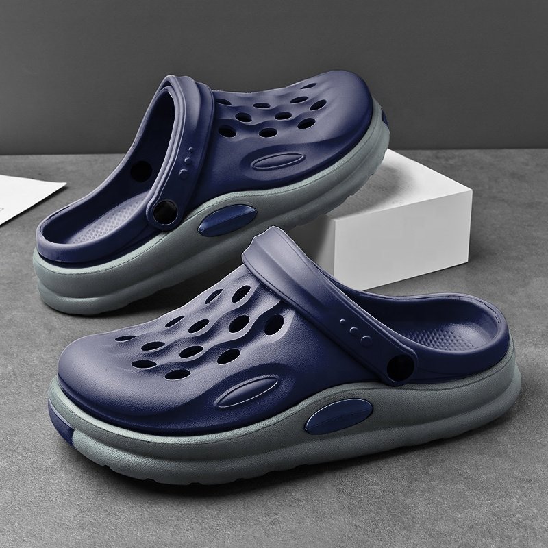 Summer Garden Clogs EVA Flat Sandals for Men and Women Non-slip Classic Slides Printed Light Weight and Breathable Slippers