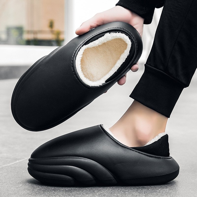 Wholesale Removable Thick Soled Winter Warm Massage Men Women House Foam Furry Plush Home Cotton Fashion Fur Slippers