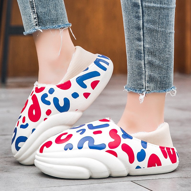 Wholesale Removable Thick Soled Winter Warm Massage Men Women House Foam Furry Plush Home Cotton Fashion Fur Slippers