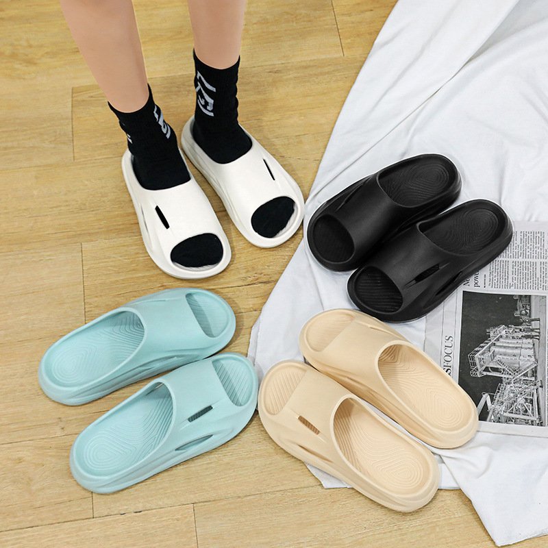 Summer Outdoor Slides Casual Sports Slippers Men's Lightweight Thick Sole Slides Sandals Custom Slides Slippers For Men