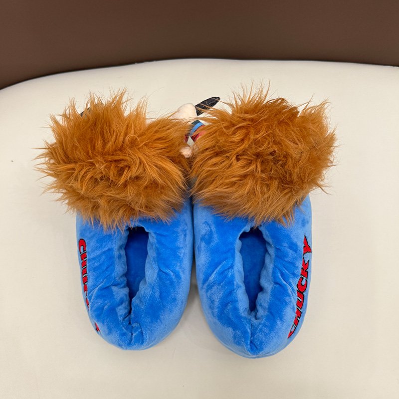 Winter Shoes Slides Slippers Peluches Anime Stuffed Animal Toys Ghost Soul Plush Slippers Home Slippers