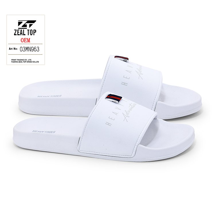 Men's fashion outdoor non slip designer custom slides slippers EVA Injection wholesale customize your own slides home slippers