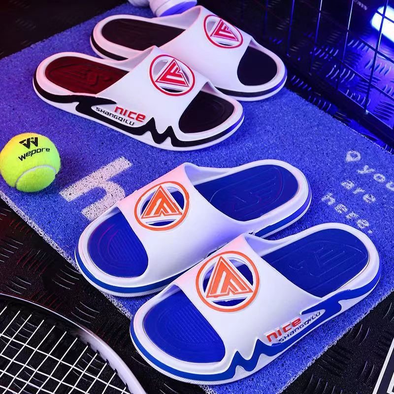 New Design Men Shoes Non-slip Sport Slippers Sandals Indoor Outdoor Bathroom Home Slides Slippers For Teenagers