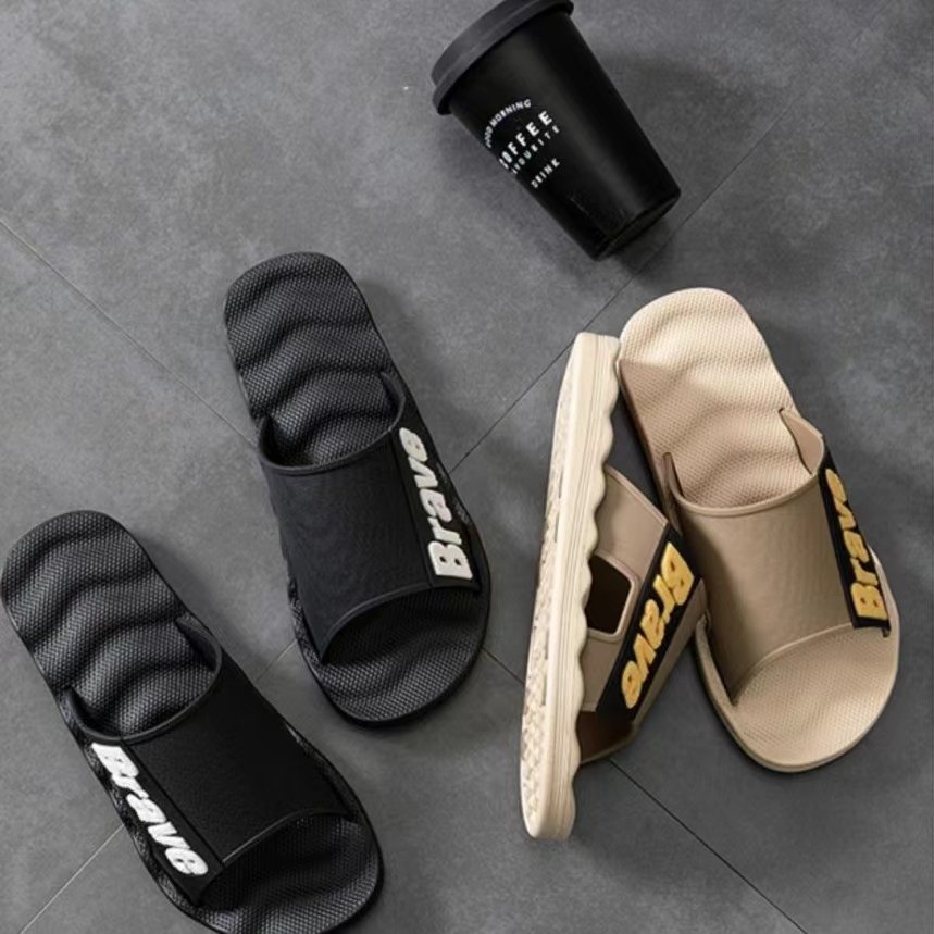 New Design Men Shoes Non-slip Sport Slippers Sandals Indoor Outdoor Bathroom Home Slides Slippers For Teenagers