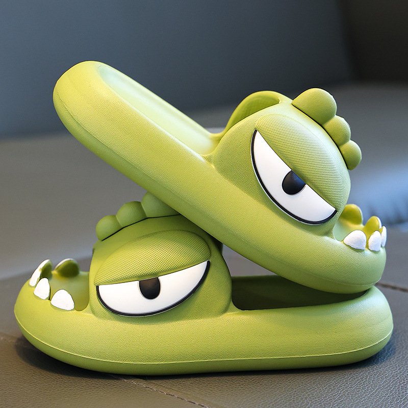 Wholesale dinosaur children's slippers baby home indoor outdoor bath anti-slip slipper for boys
