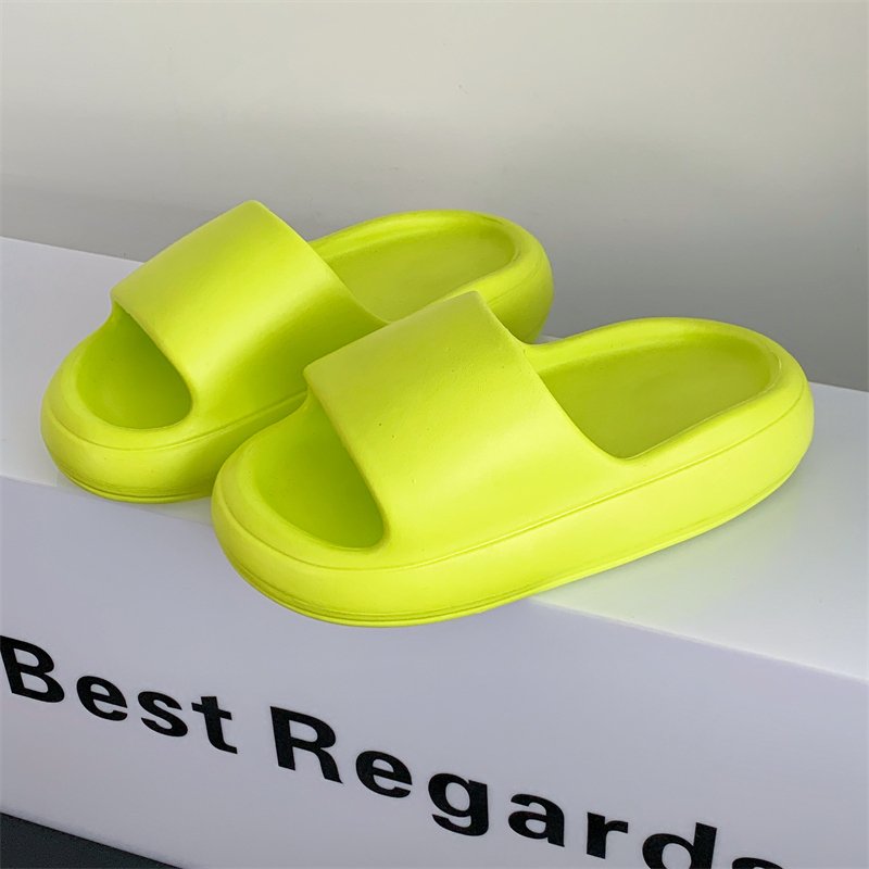 Factory Wholesale Summer Soft and Breathable Anti-slip Women's EVA Flat Slides Slippers Sandals for Indoor Use