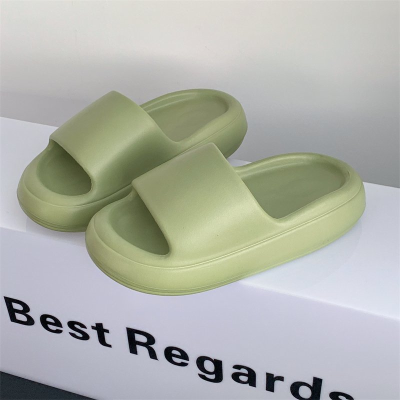 Factory Wholesale Summer Soft and Breathable Anti-slip Women's EVA Flat Slides Slippers Sandals for Indoor Use