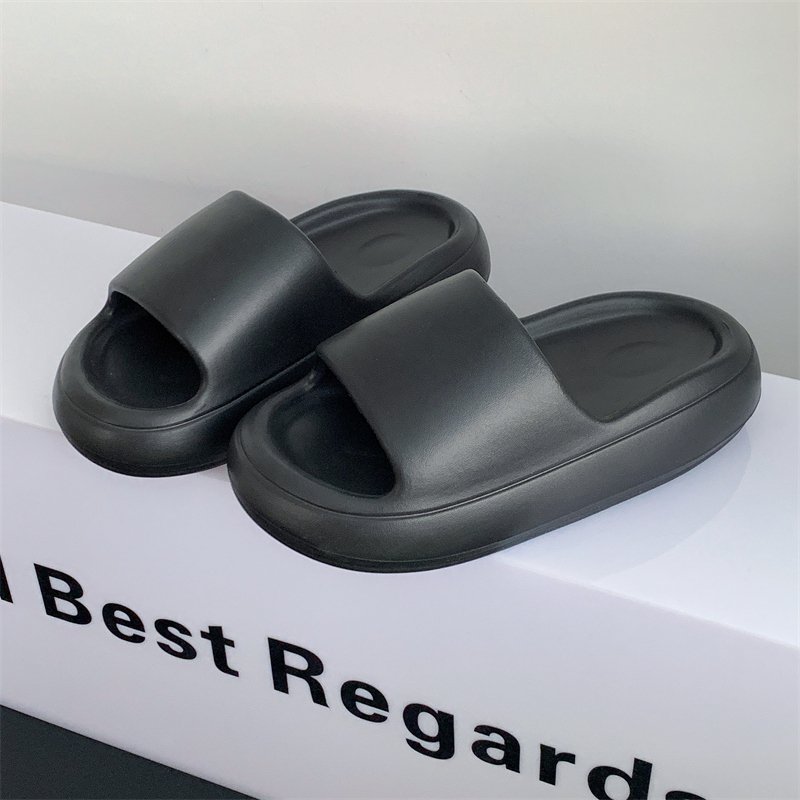 Factory Wholesale Summer Soft and Breathable Anti-slip Women's EVA Flat Slides Slippers Sandals for Indoor Use