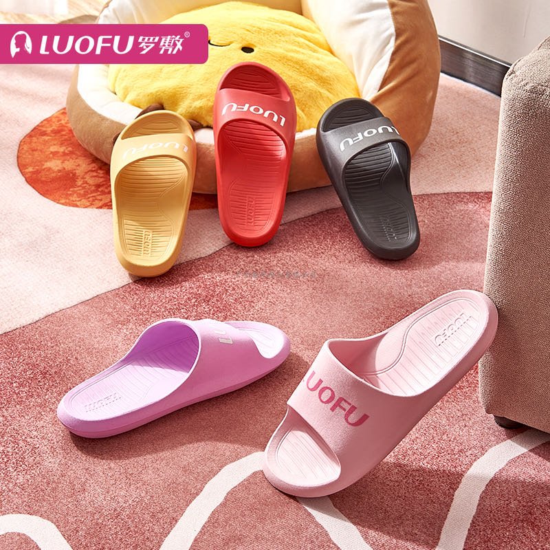 LUOFU EVA one time injection indoor home shoes slippers Custom logo slippers