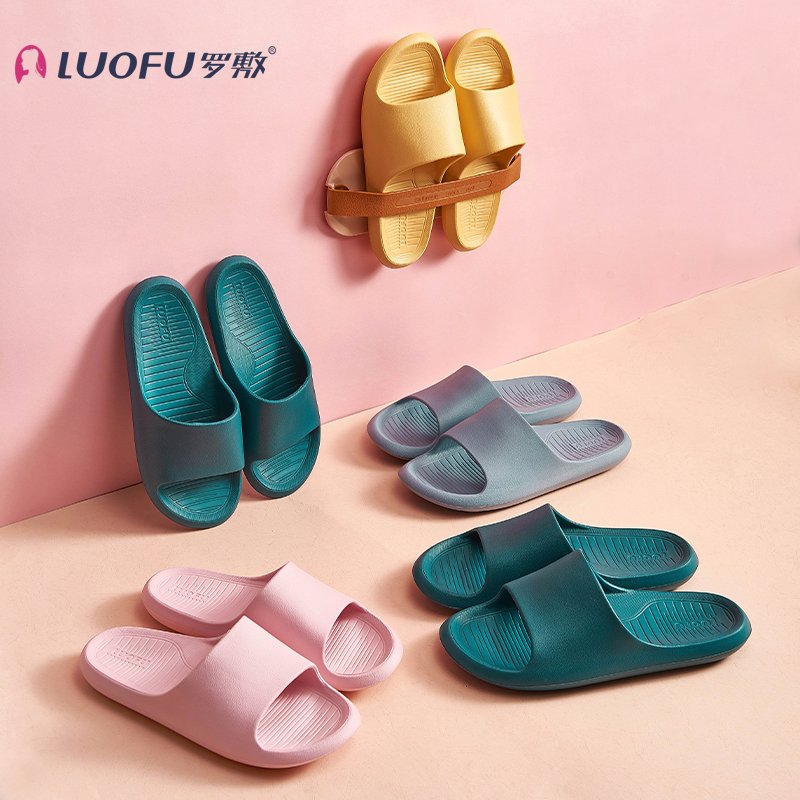 LUOFU EVA one time injection indoor home shoes slippers Custom logo slippers