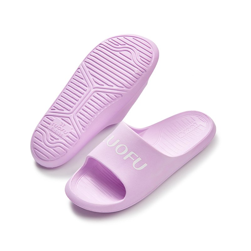 LUOFU EVA one time injection indoor home shoes slippers Custom logo slippers